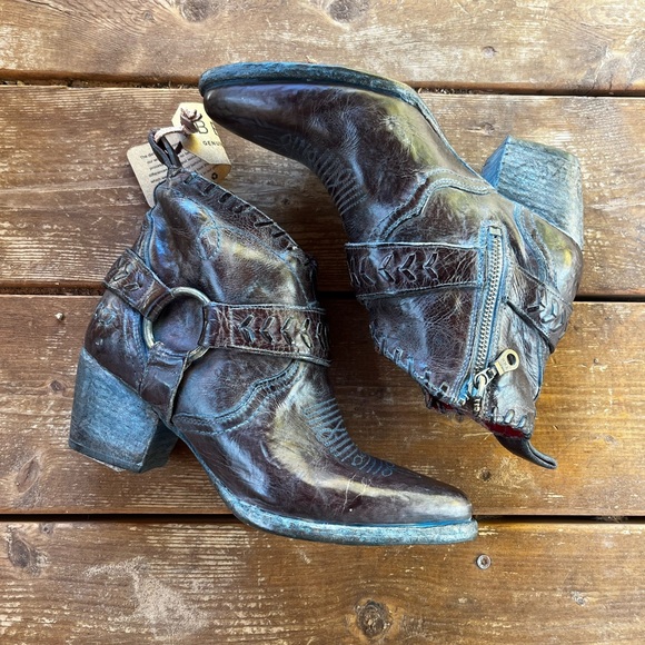 NIB Bed Stu Tania Western Ankle Boot - Picture 4 of 5